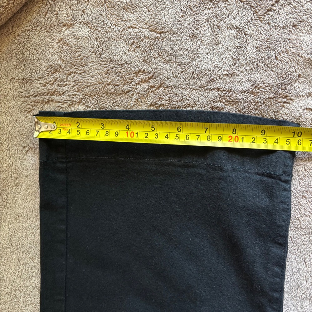 NYDJ Tummy Tuck Jeans Black Wide Leg Pants Butter Wash Made in USA 427B Size 8 - Picture 9 of 9